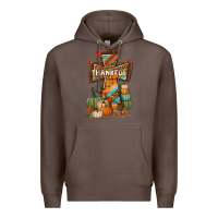 Coffee thankful fall cross Premium Hoodie - BundleAndBundleShop