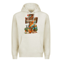 Oatmeal Heather thankful fall cross Premium Hoodie - BundleAndBundleShop