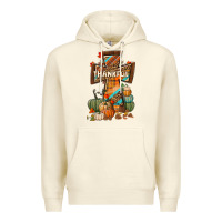 Sandshell thankful fall cross Premium Hoodie - BundleAndBundleShop