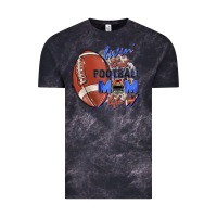 Cloud Black livin' that football mom life Vintage Tee - Zillion Design Studio