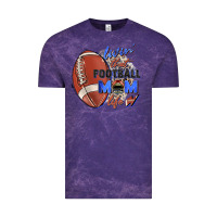 Cloud Purple livin' that football mom life Vintage Tee - Zillion Design Studio