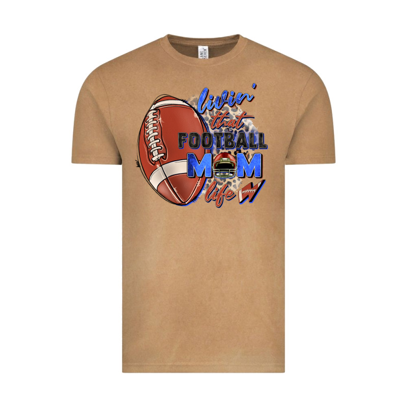 Livin' That Football Mom Life Vintage Tee by Zillion Design Studio | Teevron