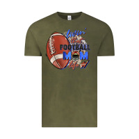 Vintage Olive livin' that football mom life Vintage Tee - Zillion Design Studio