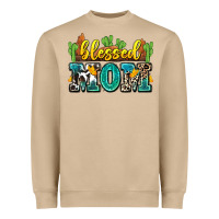 Blessed Mom Heavyweight Sweatshirt | Teevron