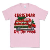 Bubblegum Pink christmas on the road Classic Tee - BundleAndBundleShop