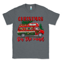 Charcoal Heather christmas on the road Classic Tee - BundleAndBundleShop