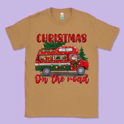 Christmas On The Road Classic Tee Designed By Bundleandbundleshop