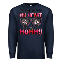 Navy sorry ladies my heart belongs to mommy Premium Sweatshirt - MaliasSmallBusiness