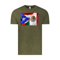 Mexico And Puerto Rico Vintage Tee | Teevron