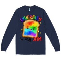 Navy diversity is my jam Long Sleeve Tee - Artiststas