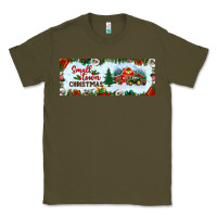 Army Green small town christmas Classic Tee - BundleAndBundleShop