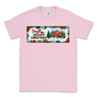 Bubblegum Pink small town christmas Classic Tee - BundleAndBundleShop