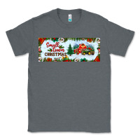 Charcoal Heather small town christmas Classic Tee - BundleAndBundleShop