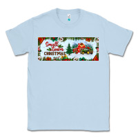 Dusty Blue small town christmas Classic Tee - BundleAndBundleShop