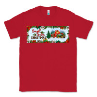 Red small town christmas Classic Tee - BundleAndBundleShop