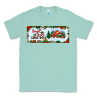 Seafoam small town christmas Classic Tee - BundleAndBundleShop