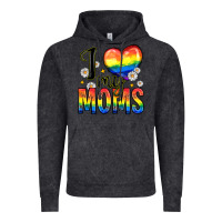 Vintage Black i love my moms Vintage Hoodie - Zillion Design Studio