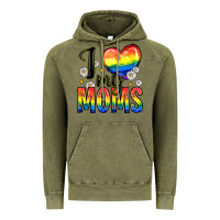 Vintage Olive i love my moms Vintage Hoodie - Zillion Design Studio