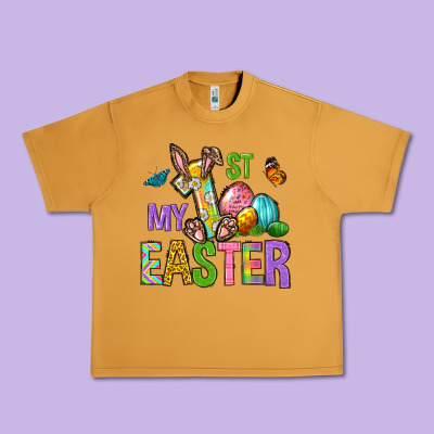 My First Easter Urban Heavy Tee Designed By Neo Western