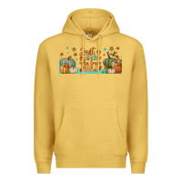 Antique Gold just a girl who loves fall libbey glass Premium Hoodie - BundleAndBundleShop