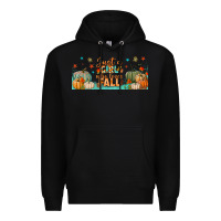 Black just a girl who loves fall libbey glass Premium Hoodie - BundleAndBundleShop