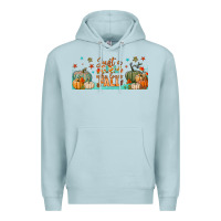 Blue Mist just a girl who loves fall libbey glass Premium Hoodie - BundleAndBundleShop