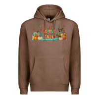 Chestnut just a girl who loves fall libbey glass Premium Hoodie - BundleAndBundleShop