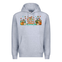 Heather Grey just a girl who loves fall libbey glass Premium Hoodie - BundleAndBundleShop