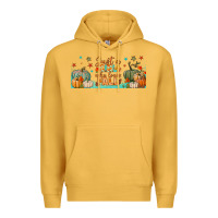 Mustard just a girl who loves fall libbey glass Premium Hoodie - BundleAndBundleShop