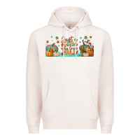 Pale Pink just a girl who loves fall libbey glass Premium Hoodie - BundleAndBundleShop