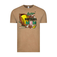 Vintage Coffee livin' that softball mom life Vintage Tee - Zillion Design Studio