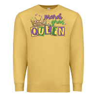 Antique Gold mardi gras queen Premium Sweatshirt - MaliasSmallBusiness
