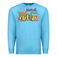 Ocean Blue mardi gras queen Premium Sweatshirt - MaliasSmallBusiness