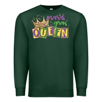 Sports Green mardi gras queen Premium Sweatshirt - MaliasSmallBusiness