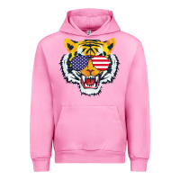 Fuchsia Pink America Merica Tiger Urban Hoodie - Bettercallsaul