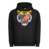 Pigment Black America Merica Tiger Urban Hoodie - Bettercallsaul