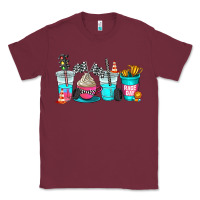Burgundy race day coffe cup Classic Tee - AdoDesignShop