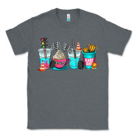 Charcoal Heather race day coffe cup Classic Tee - AdoDesignShop