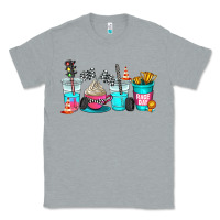 Heather Grey race day coffe cup Classic Tee - AdoDesignShop
