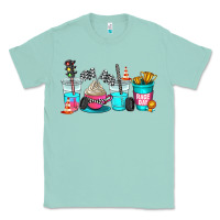 Seafoam race day coffe cup Classic Tee - AdoDesignShop