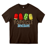 Chocolate Brown popsicle season Heavy Core Tee - RacoonDesign