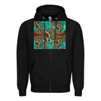 Black indian headdress Zipper Hoodie - Artiststas