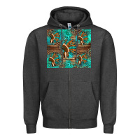Charcoal Heather indian headdress Zipper Hoodie - Artiststas