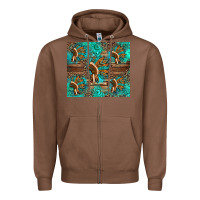 Chestnut indian headdress Zipper Hoodie - Artiststas
