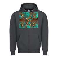 Smoke indian headdress Zipper Hoodie - Artiststas