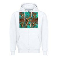 White indian headdress Zipper Hoodie - Artiststas