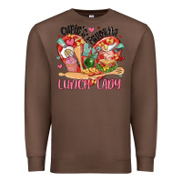 Chestnut cupids favorite lunch lady Premium Sweatshirt - MaliasSmallBusiness