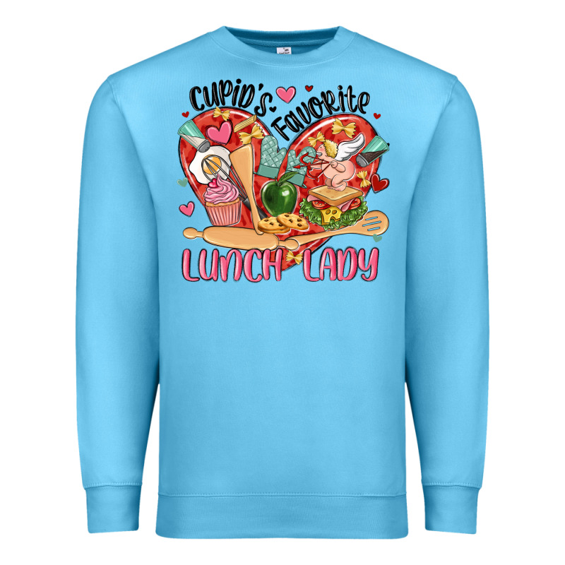 Cupids Favorite Lunch Lady Premium Sweatshirt by MaliasSmallBusiness | Teevron