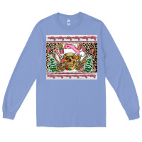 Colony Blue pink skeleton  christmas Long Sleeve Tee - AdoDesignShop