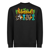 Black blessed mini Heavyweight Sweatshirt - Zillion Design Studio